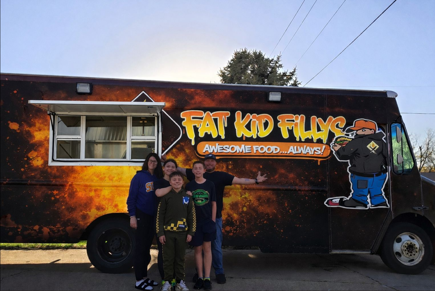 The Fat Kid Fillys food truck